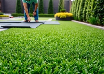 Artificial grass installation