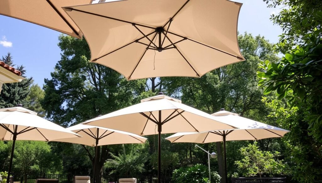 أنواع المظلات للحدائق المنزلية والفلل والممرات أنواع المظلات للحدائق المنزلية والفلل والممرات