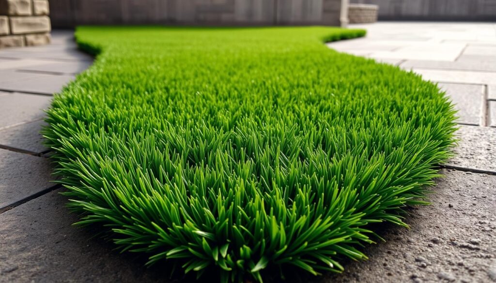 تركيب العشب الصناعي