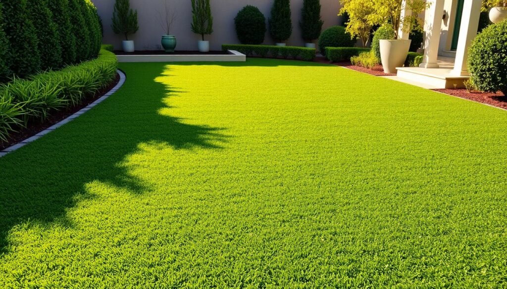 تركيب العشب الصناعي