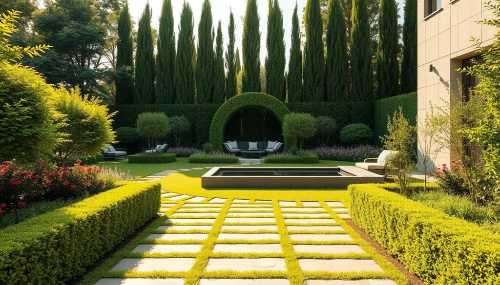 تصميم حدائق حديثة