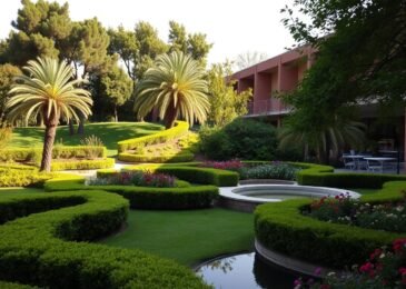 تصميم حدائق على الطراز الأوروبي