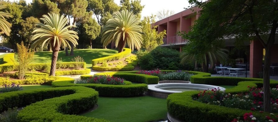 تصميم حدائق على الطراز الأوروبي