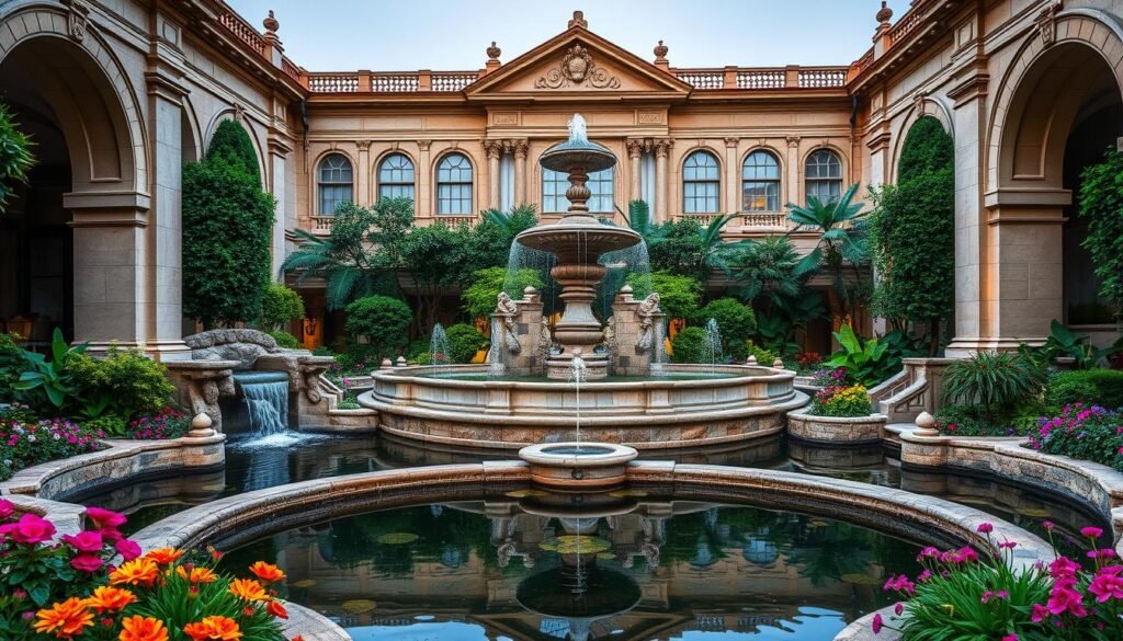 تصميم نوافير وحدائق مائية