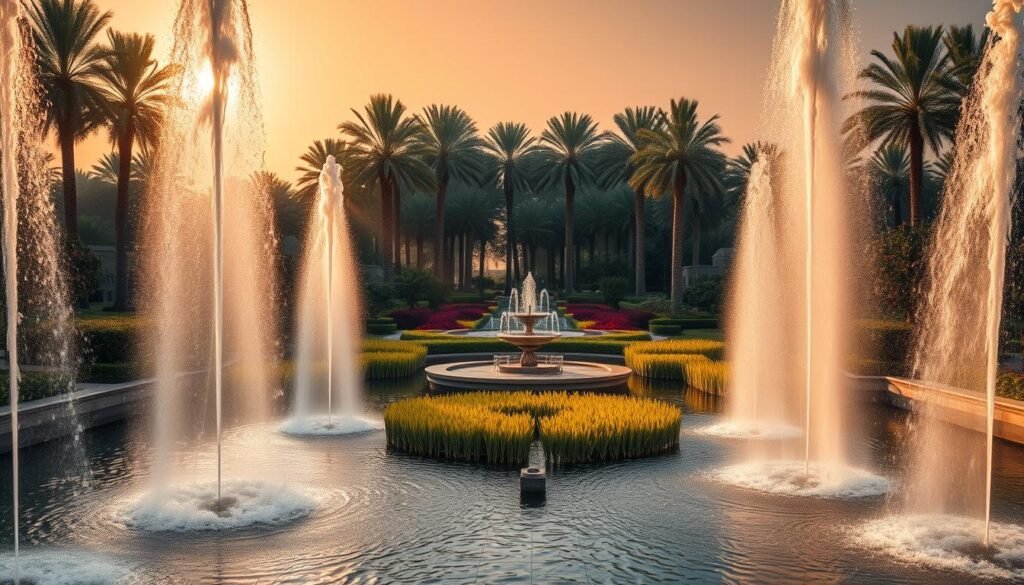 تصميم نوافير وحدائق مائية الكويت