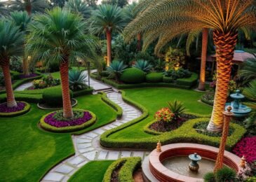 تنسيق حدائق خارجية