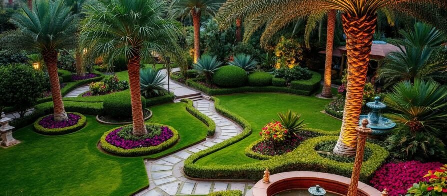 تنسيق حدائق خارجية