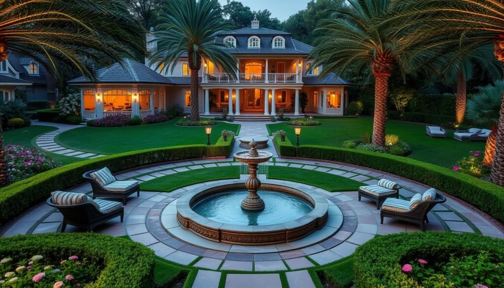 تنسيق حدائق فلل