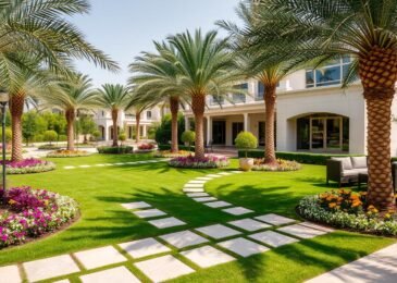 تنسيق حدائق الروضة