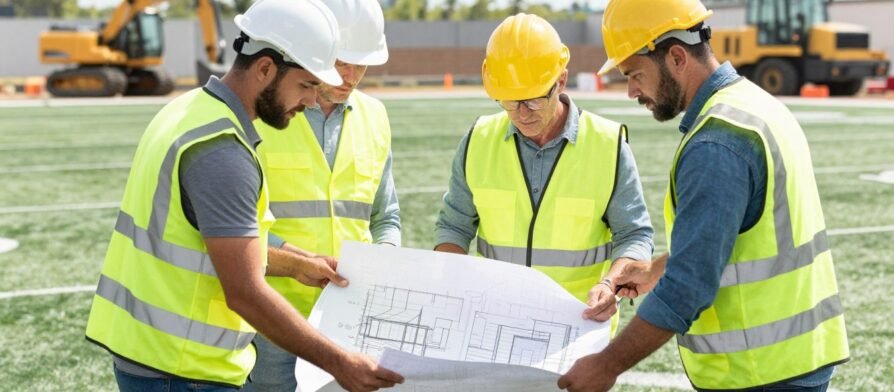 تنفيذ ملاعب كرة القدم