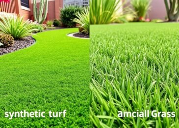 مقارنة بين الثيل الصناعي والطبيعي توضح الفرق في المظهر والصيانة