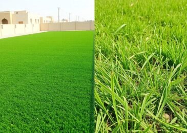 مقارنة بين الثيل الصناعي والطبيعي توضح الفرق في المظهر والصيانة