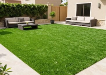 عشب صناعي امغره