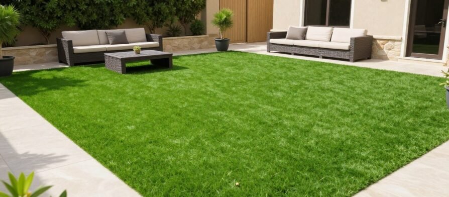 عشب صناعي امغره