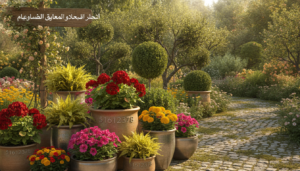 أحواض زرع وأشجار زينة