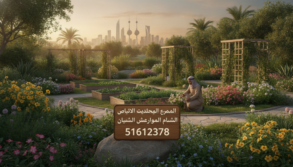 الزراعة وتنسيق النباتات في حدائق الكويت