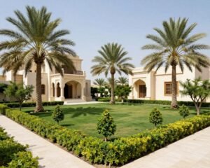 زراعة أشجار ونخيل في حديقة منزلية بخيطان